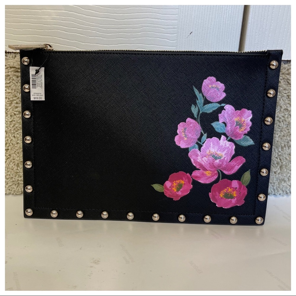 NWT! White House Black Market floral stud clutch - Picture 1 of 6
